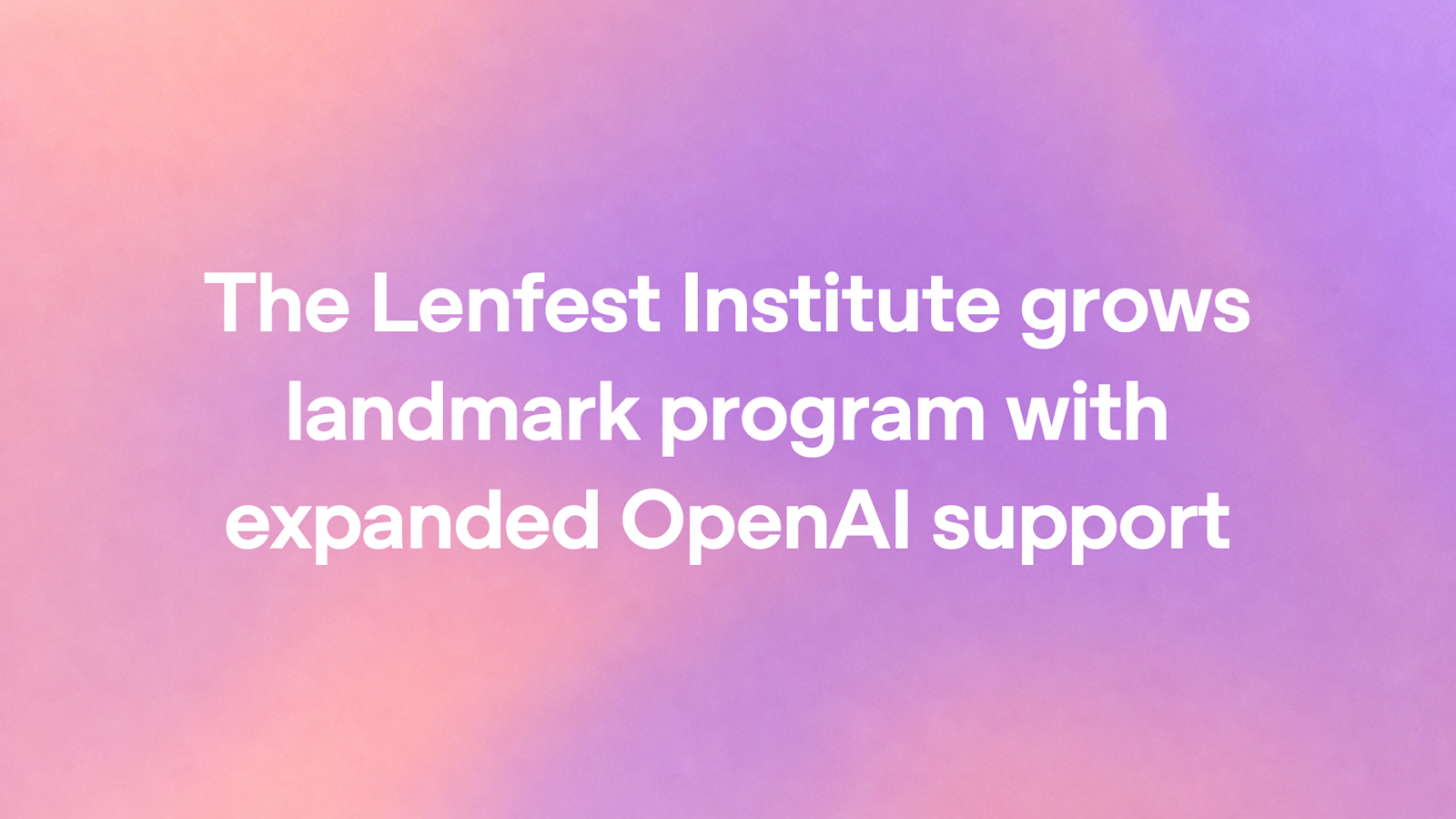OpenAI ulaže 10 miliona dolara u novinarstvo: Lenfest institut širi program uz podršku veštačke inteligencije