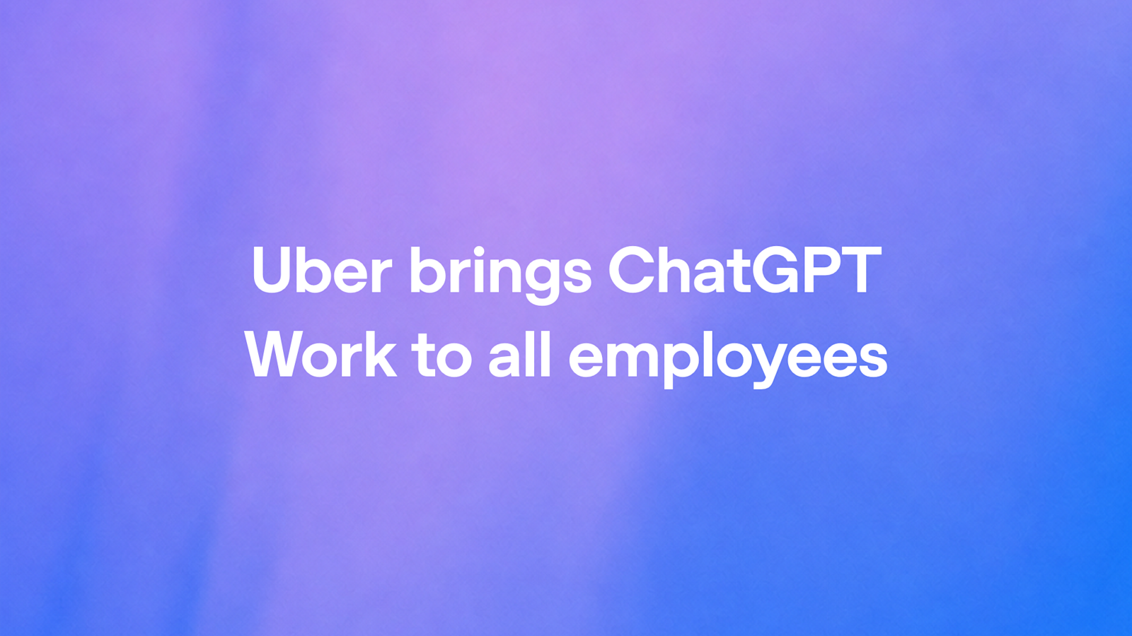 Uber uvodi ChatGPT Work za 30.000 zaposlenih: AI agenti menjaju način rada